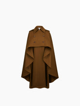 画像をギャラリービューアに読み込む, Water-Repellent Cotton Trench Cape
