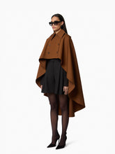 画像をギャラリービューアに読み込む, Water-Repellent Cotton Trench Cape
