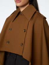 画像をギャラリービューアに読み込む, Water-Repellent Cotton Trench Cape
