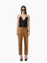 Charger l'image dans la galerie, Brown Straight Wool Pants
