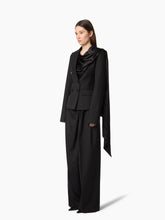 Charger l'image dans la galerie, Black Large Draped Pants
