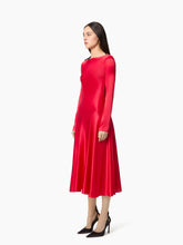 Load image into Gallery viewer, Red Backless Midi Dress
