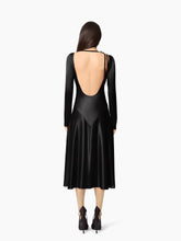 Charger l'image dans la galerie, Black Backless Midi Dress
