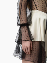 Load image into Gallery viewer, Polka Dot Sheer Blouse
