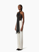 Load image into Gallery viewer, Sleeveless Lavalliere Polka-Dot Shirt
