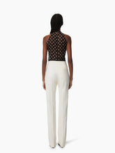 Load image into Gallery viewer, Sleeveless Lavalliere Polka-Dot Shirt
