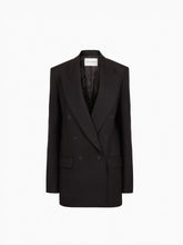 Cargar imagen en el visor de la galería, Black Oversized Tailored Blazer
