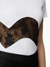 Charger l'image dans la galerie, White Lace Inserts T-Shirt

