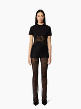 Load image into Gallery viewer, Black Lace Inserts T-Shirt
