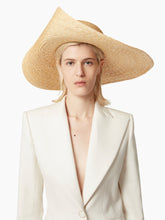 Load image into Gallery viewer, ASYMMETRICAL CAPELINE IN RAFFIA - Nina Ricci

