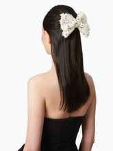 Charger l'image dans la galerie, TWEED HAIRBOW CLIP WITH POLKA DOTS - Nina Ricci
