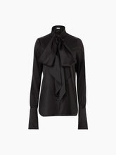 Cargar imagen en el visor de la galería, SATIN LAVALIERE SHIRT - Nina Ricci
