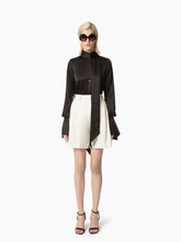Cargar imagen en el visor de la galería, SATIN LAVALIERE SHIRT - Nina Ricci
