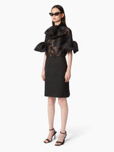Load image into Gallery viewer, LAVALIERE SHIRT WITH COCOON SLEEVES - Nina Ricci
