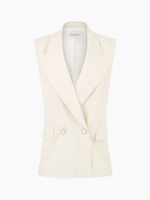 Cargar imagen en el visor de la galería, DOUBLE-BREASTED SLEEVELESS JACKET - Nina Ricci
