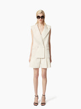 Cargar imagen en el visor de la galería, DOUBLE-BREASTED SLEEVELESS JACKET - Nina Ricci
