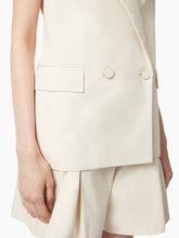 Cargar imagen en el visor de la galería, DOUBLE-BREASTED SLEEVELESS JACKET - Nina Ricci
