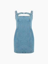 Cargar imagen en el visor de la galería, DENIM MINI DRESS - Nina Ricci
