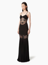 Cargar imagen en el visor de la galería, MERMAID DRESS WITH LACE INSERTS - Nina Ricci
