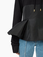 Cargar imagen en el visor de la galería, HOODIE WITH CONTRASTING PEPLUM - Nina Ricci
