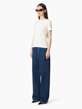 Load image into Gallery viewer, T-SHIRT WITH PLUNGING DRAPED BACK - Nina Ricci
