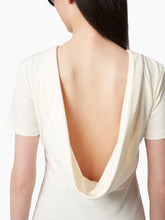 Load image into Gallery viewer, T-SHIRT WITH PLUNGING DRAPED BACK - Nina Ricci
