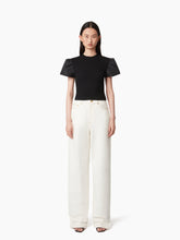Cargar imagen en el visor de la galería, T-SHIRT WITH PEPLUM SHORT SLEEVES - Nina Ricci
