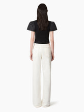 Cargar imagen en el visor de la galería, T-SHIRT WITH PEPLUM SHORT SLEEVES - Nina Ricci
