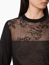 Load image into Gallery viewer, KNIT MIDI DRESS WITH LACE INCERTS - Nina Ricci
