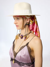画像をギャラリービューアに読み込む, Cream Felt Fedora Hat
