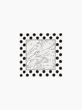 Cargar imagen en el visor de la galería, White Polka Dot Silk Scarf
