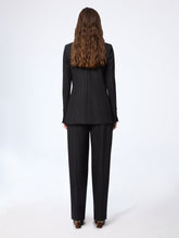 Load image into Gallery viewer, Wide-Leg Pinstriped Wool Pants
