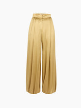 Load image into Gallery viewer, Gold Harem Silk Satin Pants
