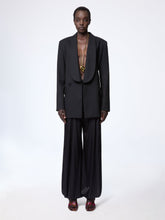 Cargar imagen en el visor de la galería, Black Harem Silk Satin Pants
