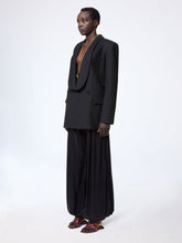 Cargar imagen en el visor de la galería, Black Harem Silk Satin Pants
