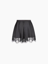 Cargar imagen en el visor de la galería, Black Mini Silk Satin Short
