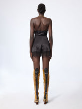 Cargar imagen en el visor de la galería, Black Mini Silk Satin Short
