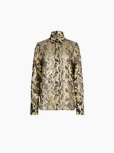 Cargar imagen en el visor de la galería, Marble Gold Shirt With Bell Cuffs
