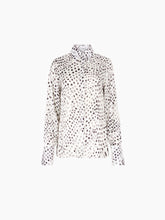 Load image into Gallery viewer, Polka Dot Satin Shirt With Bell Cuffs
