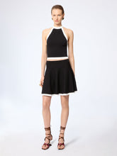 Load image into Gallery viewer, Black Halterneck Knit Top
