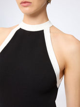 Load image into Gallery viewer, Black Halterneck Knit Top
