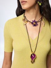 Load image into Gallery viewer, Mustard V-Neck Knit Top
