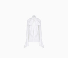 Load image into Gallery viewer, Tie-Neck Poplin Shirt
