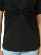 Load image into Gallery viewer, T-SHIRT WITH POLKA DOT BOW
