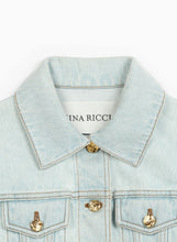 画像をギャラリービューアに読み込む, Denim Cocoon Sleeve Jacket
