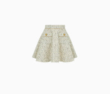 Load image into Gallery viewer, MINI TWEED SKATER SKIRT
