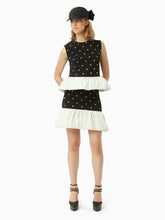 Load image into Gallery viewer, POLKA DOT PEPLUM TOP
