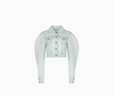 画像をギャラリービューアに読み込む, Denim Cocoon Sleeve Jacket
