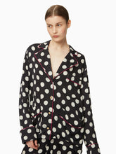 Load image into Gallery viewer, SATIN POLKA-DOT PYJAMA SHIRT
