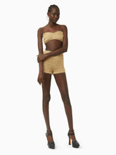 Load image into Gallery viewer, METALLIC KNIT HOTPANTS
